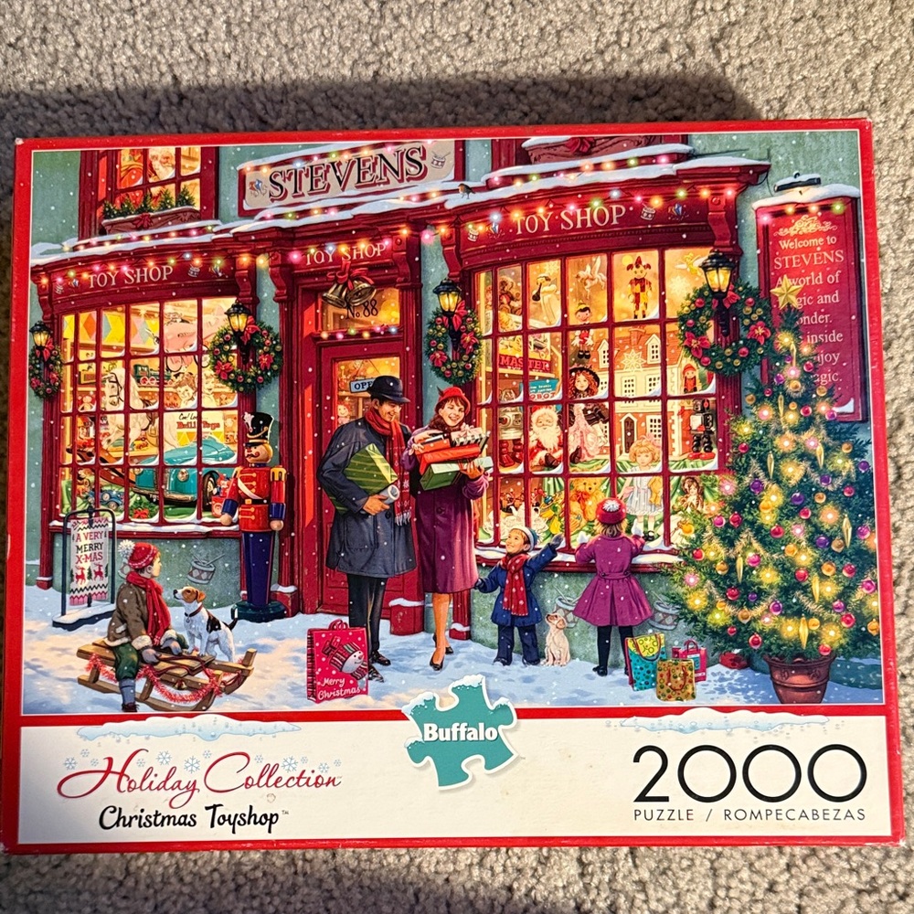 Buffalo David Bitton Holiday Toyshop 2000 piece Puzzle